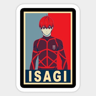 Isagi Yoichi Poster Sticker